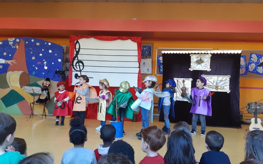 Un spectacle pédagogique en Maternelle