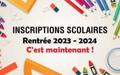Inscription Rentrée Septembre 2023